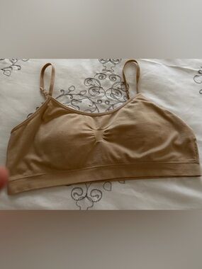 Seamless Nude Bralette with Adjustable Straps